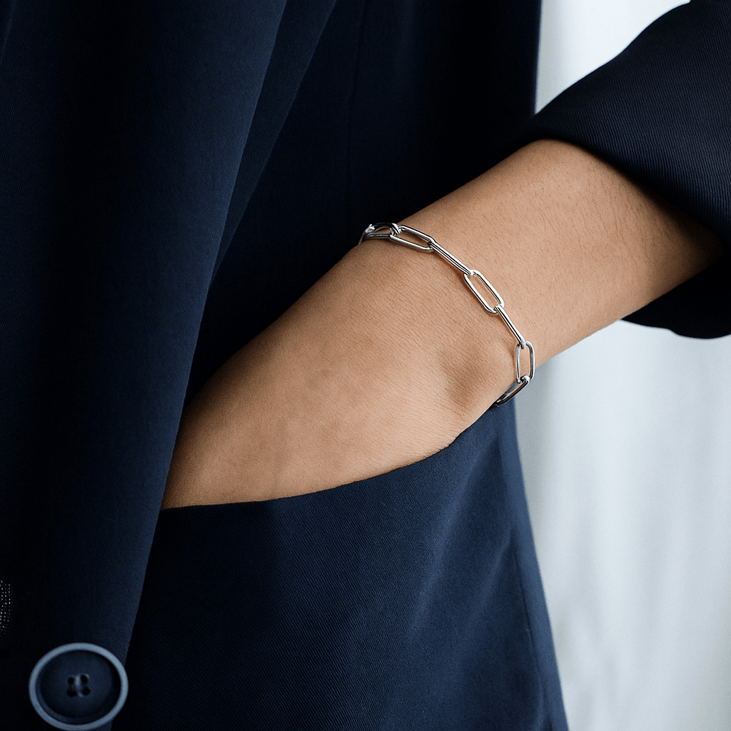 Armband grobe Glieder Edelstahl - AnoaShop