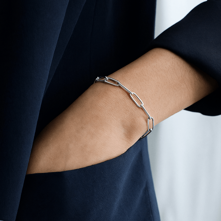 Bracelet rough links stainless steel - AnoaShop