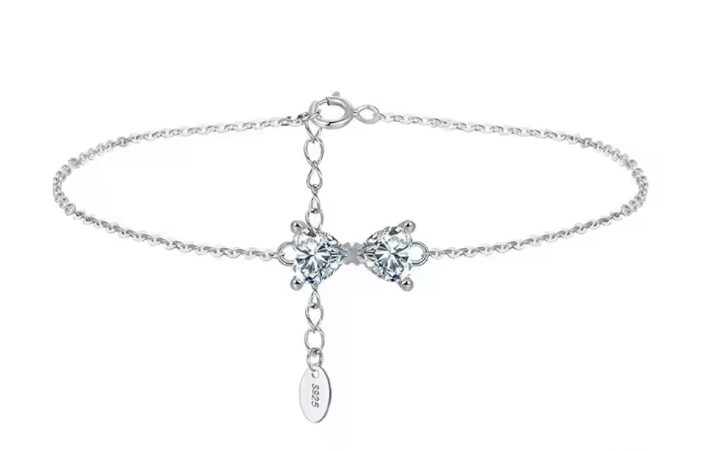 Armband mit kleiner Schleife 925 Sterling Silber - AnoaShop