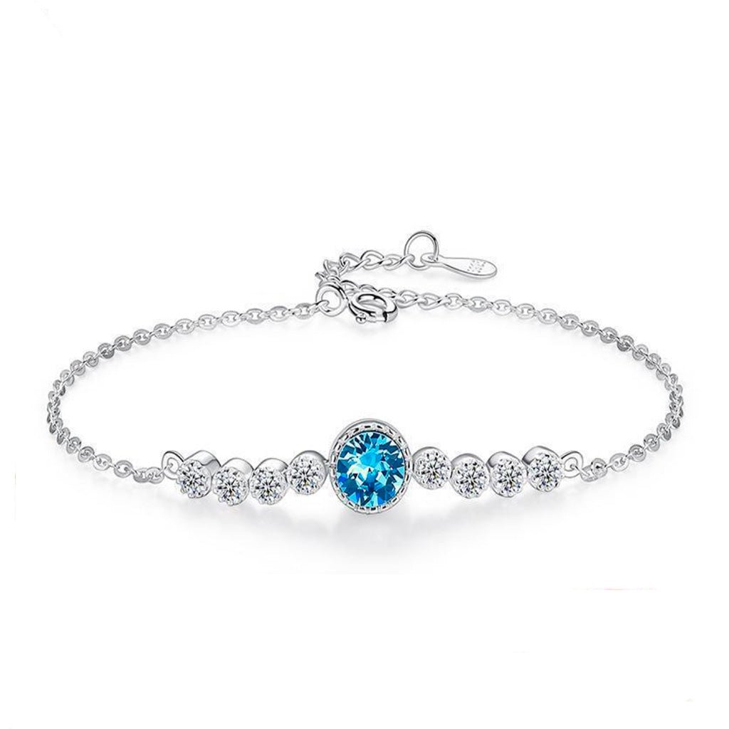 Armband mit Swarovski Kristall 925 Sterling Silber - AnoaShop