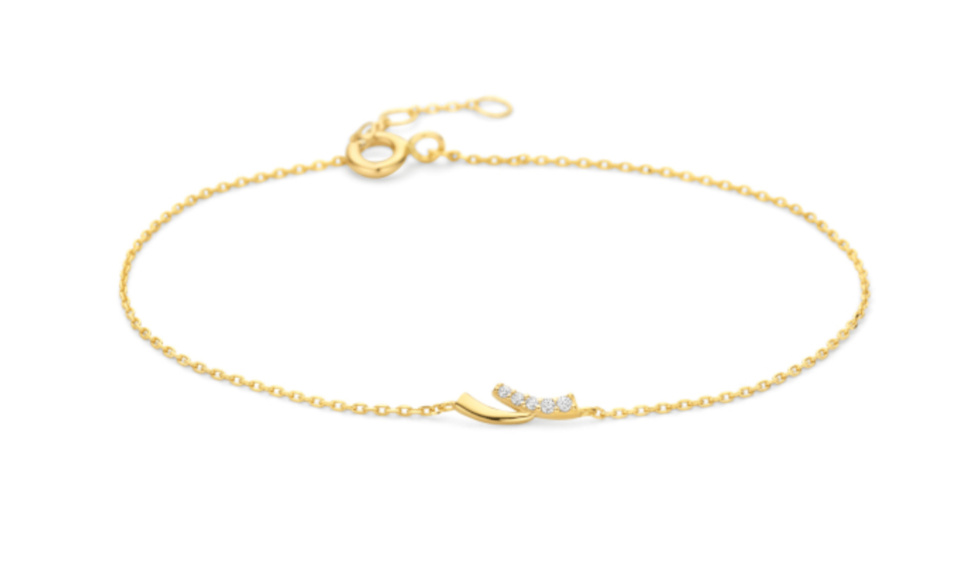 Armband mit Zirkonia 585 Gold - AnoaShop