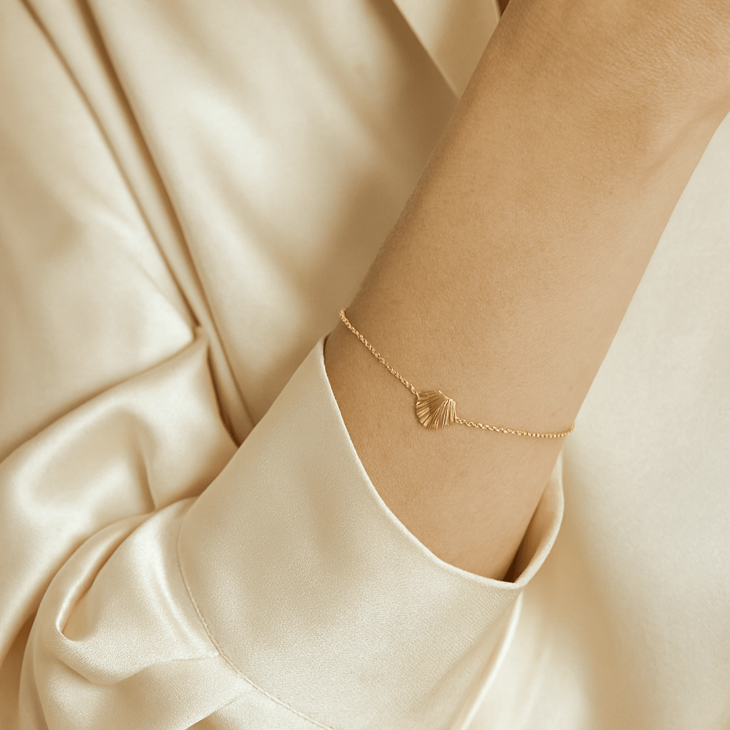 Armband Muschel 585 Gold - AnoaShop