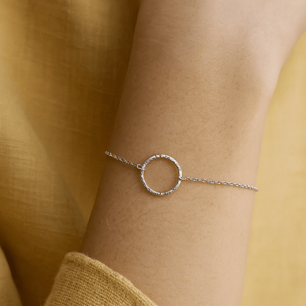 Armband offener Kreis Edelstahl - AnoaShop