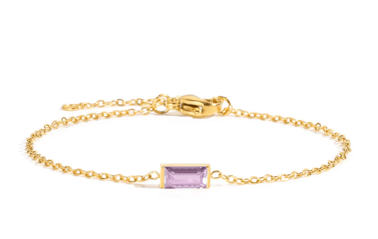Armband Zirkonia Stein Edelstahl - AnoaShop