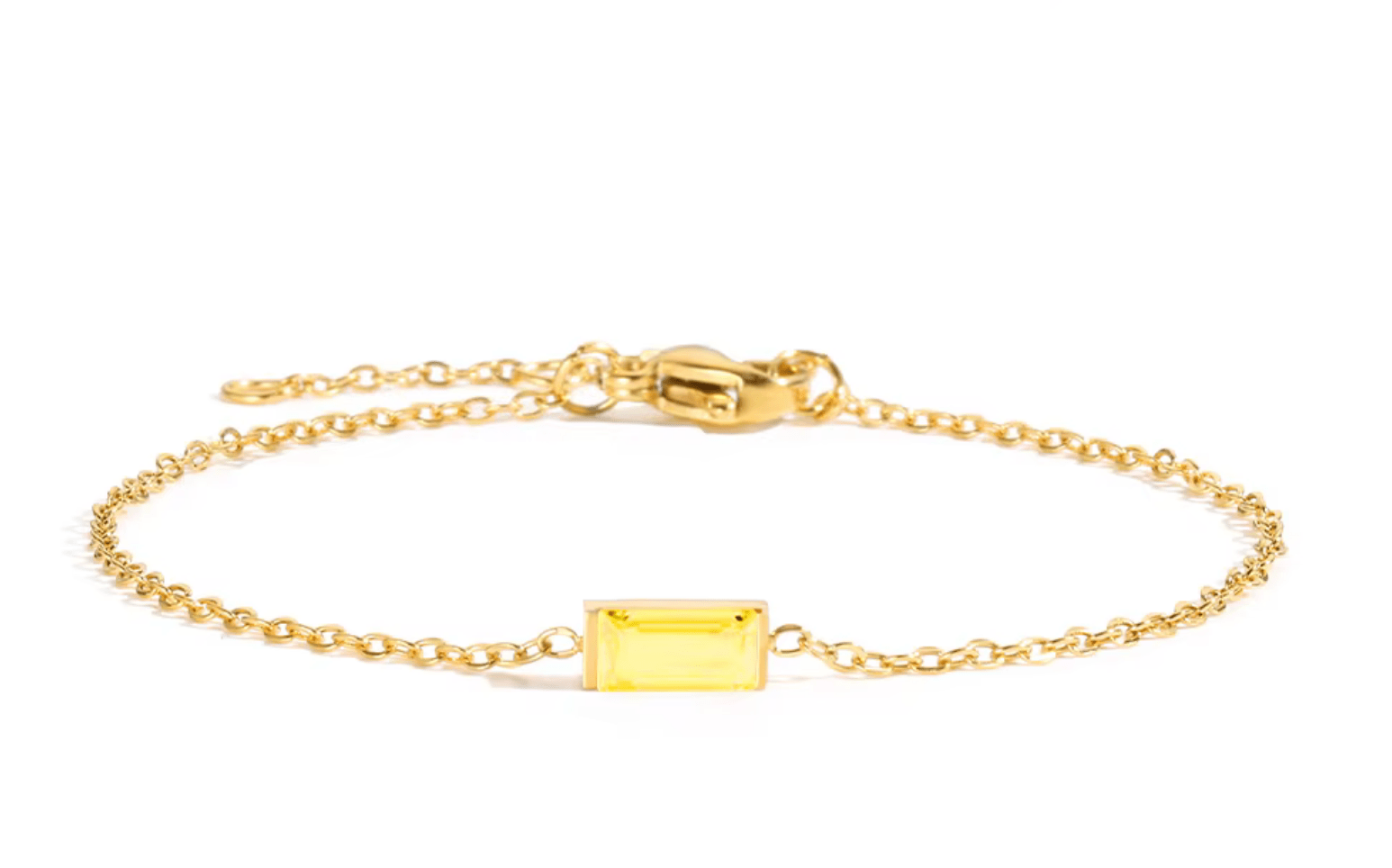Armband Zirkonia Stein Edelstahl - AnoaShop