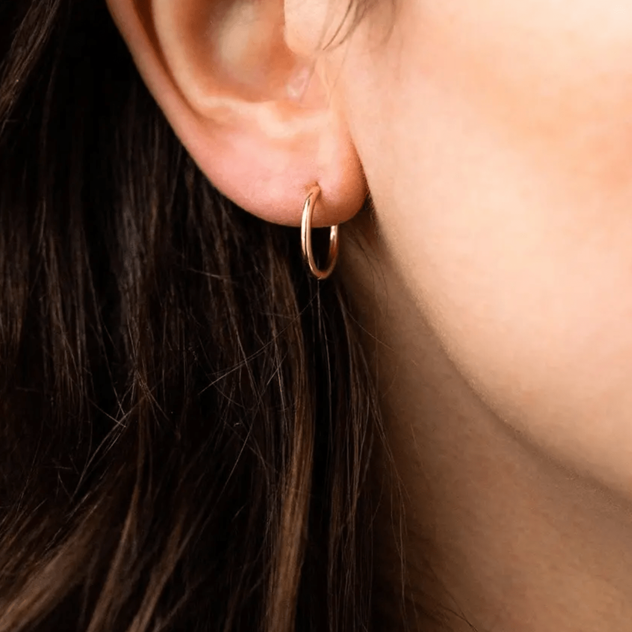 Creole Stainless Steel Hoop Earring Silver Gold - AnoaShop