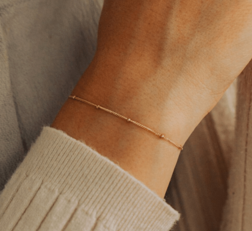 Cute Bracelet • Gold Silver bracelet • stainless steel • waterproof - AnoaShop