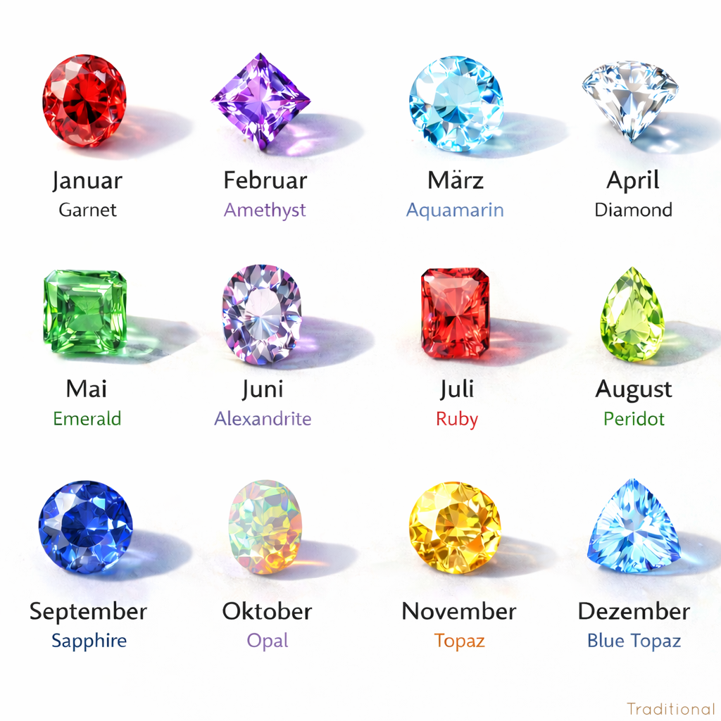 Geburtsstein Kette - Bold - AnoaShop