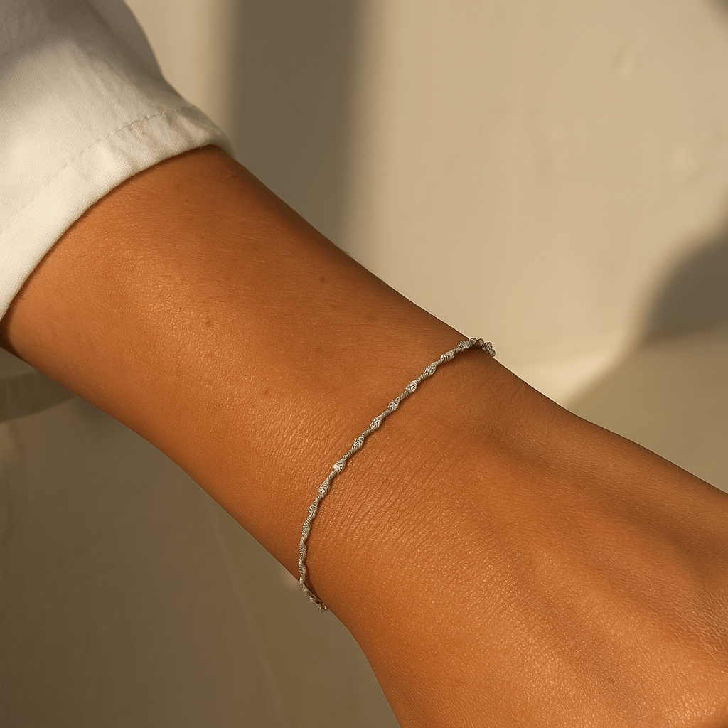 Gedrehtes Armband 925 Sterling Silber - AnoaShop
