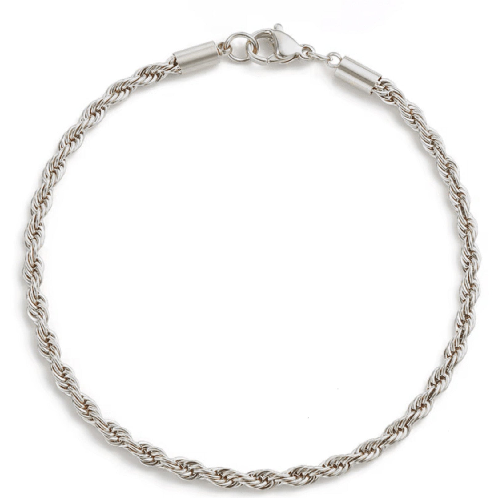 Twisted bracelet stainless steel - AnoaShop