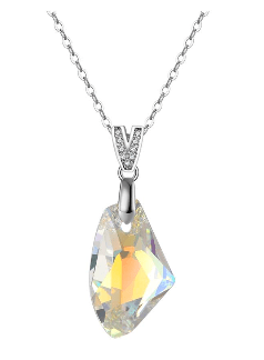 Halskette mit Swarovski Kristall 925 Sterling Silber - AnoaShop