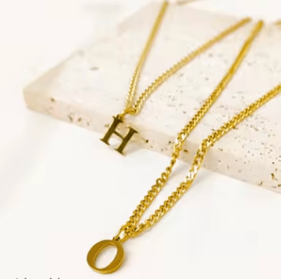 Initialen Kette Classic – Personalisiert - AnoaShop