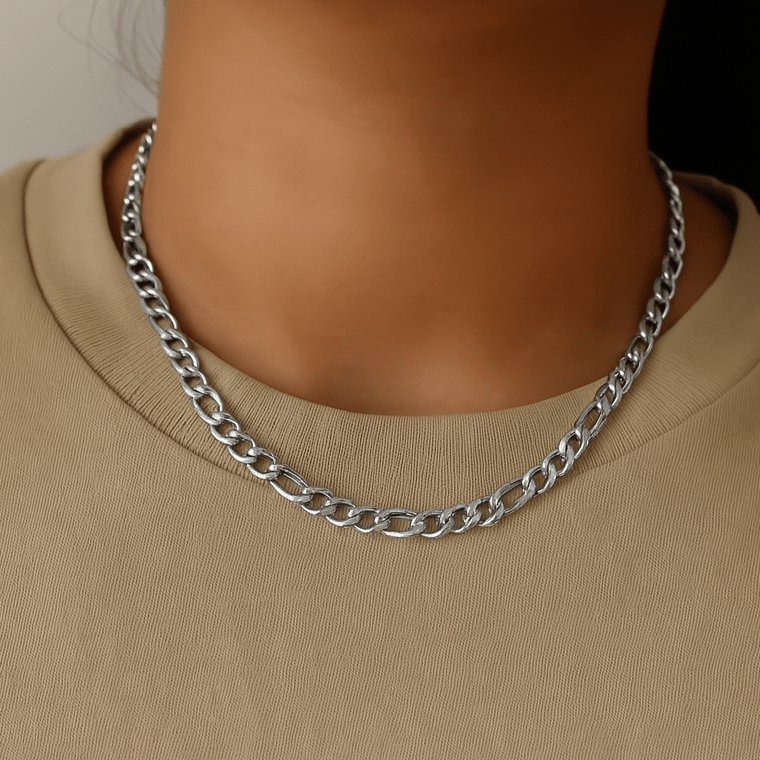 Chain with large links stainless steel - AnoaShop