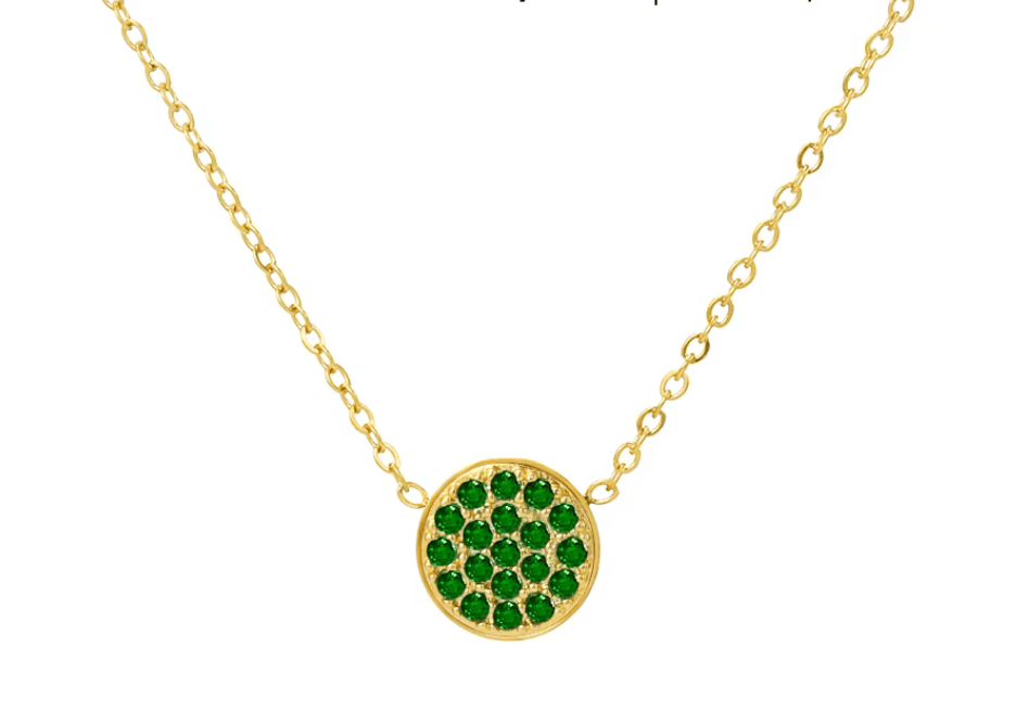 Necklace with stainless steel stones - AnoaShop