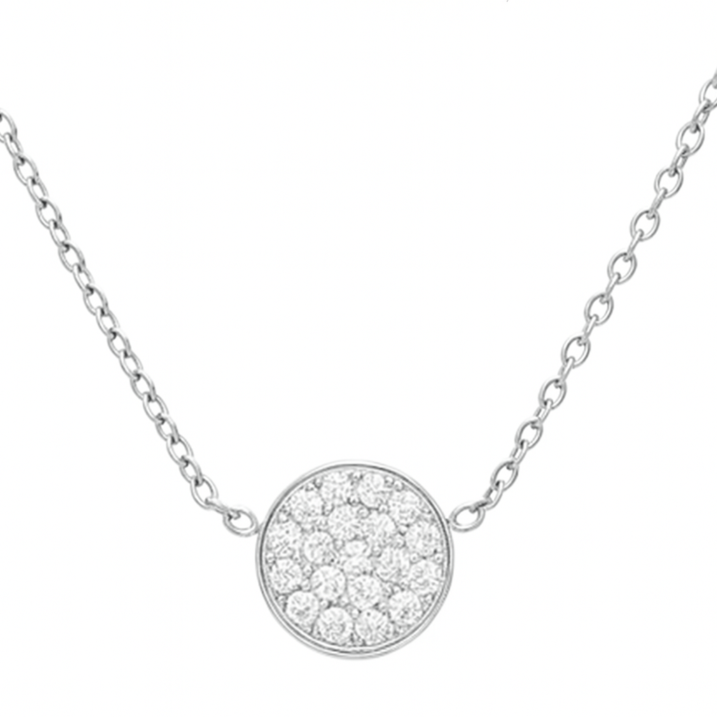 Kette mit Steinchen Edelstahl - AnoaShop