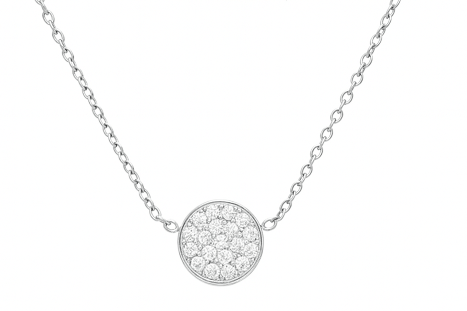 Necklace with stainless steel stones - AnoaShop