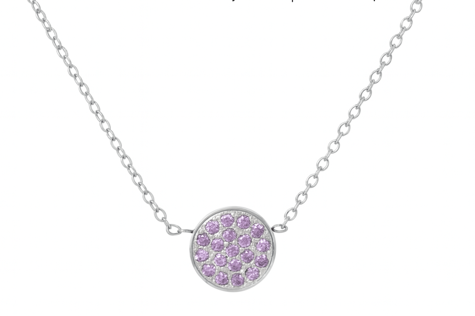 Necklace with stainless steel stones - AnoaShop