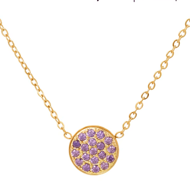 Kette mit Steinchen Edelstahl - AnoaShop