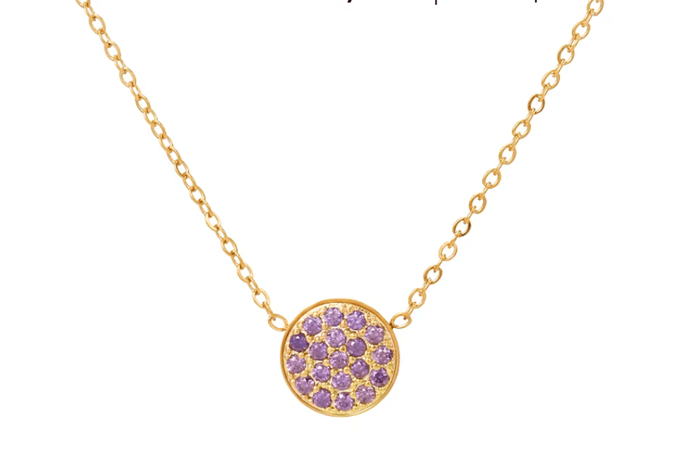 Necklace with stainless steel stones - AnoaShop