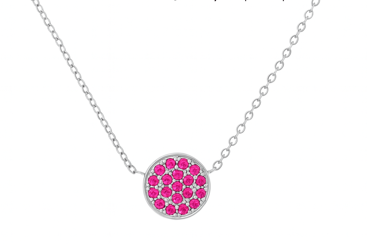 Necklace with stainless steel stones - AnoaShop