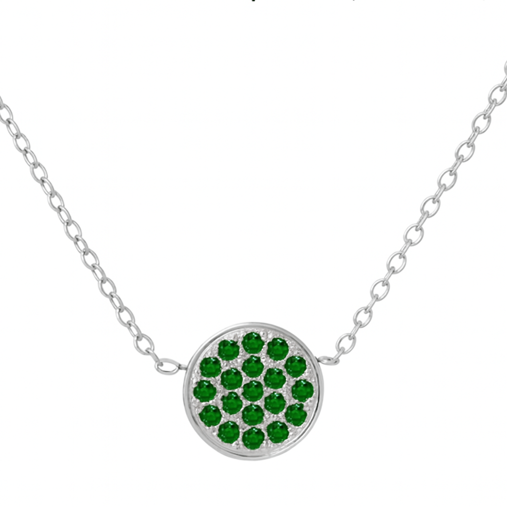 Kette mit Steinchen Edelstahl - AnoaShop