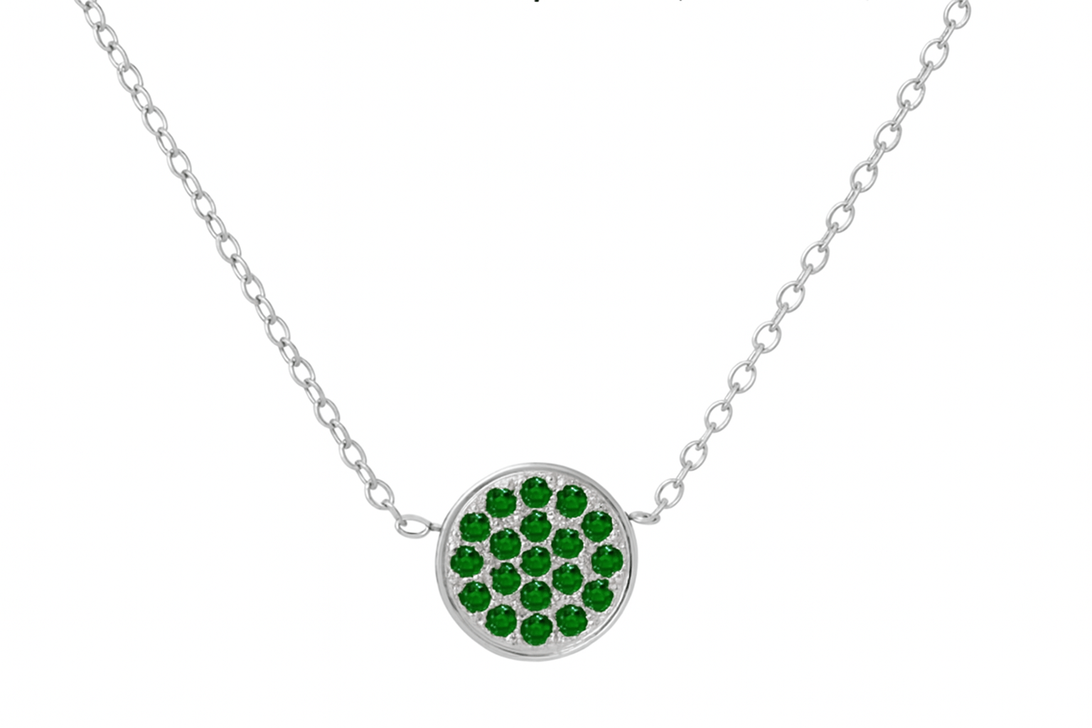 Necklace with stainless steel stones - AnoaShop