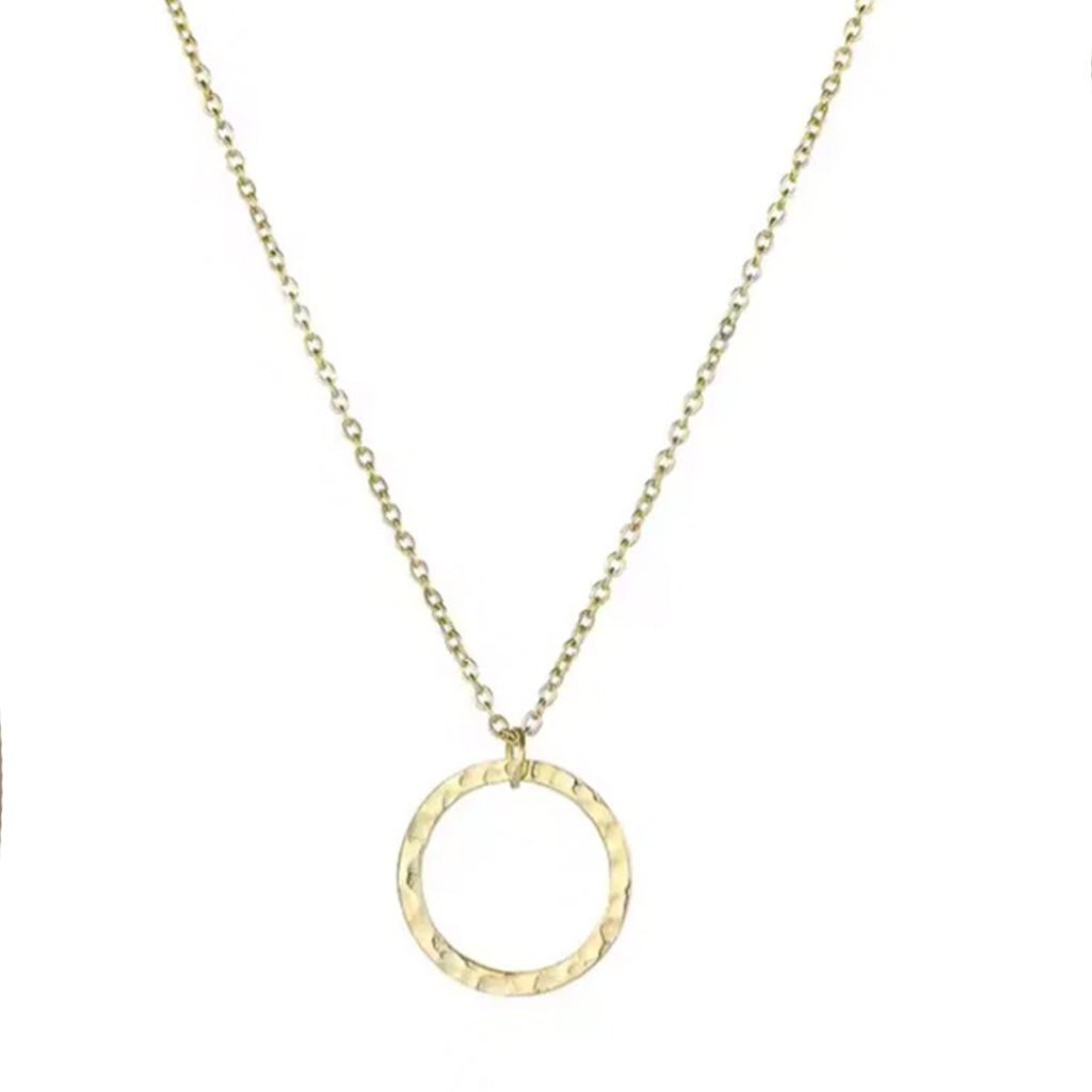 Kreisanhänger Kette Edelstahl - AnoaShop