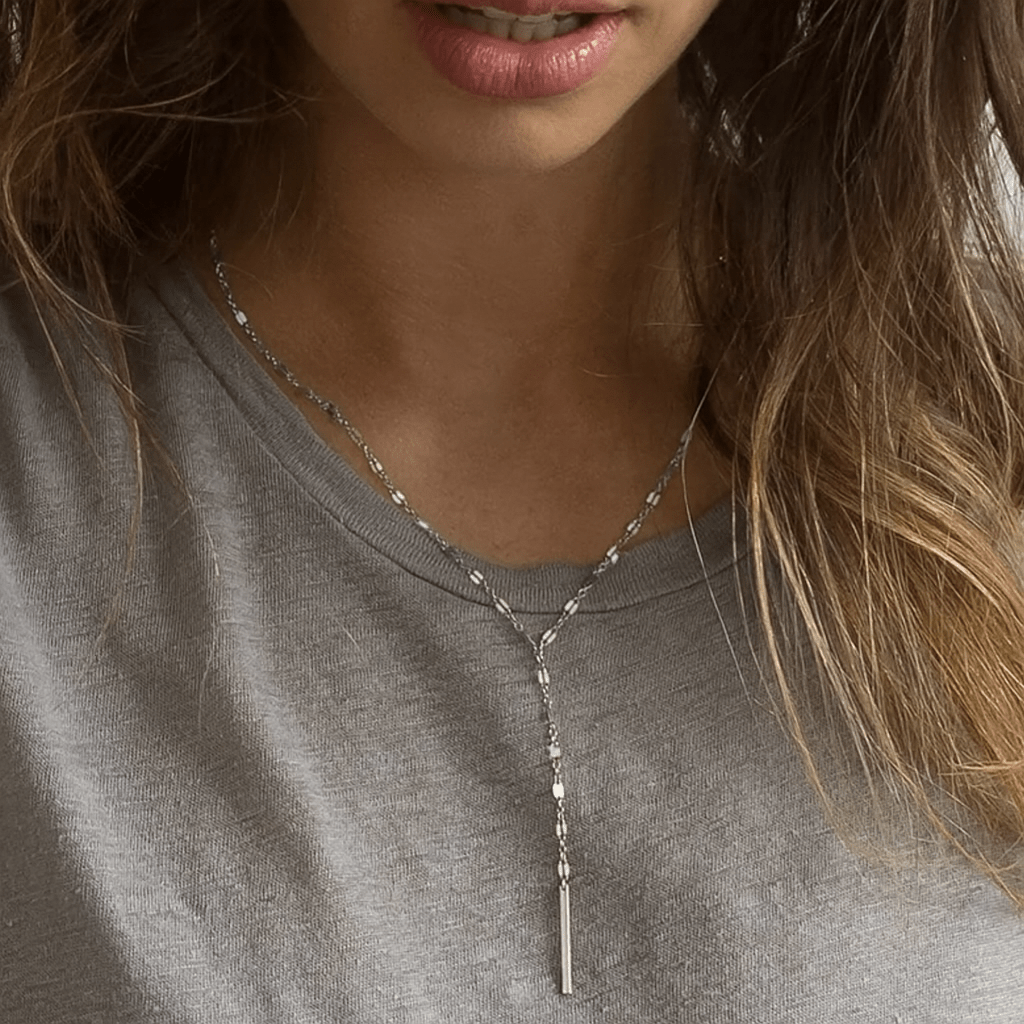 Long stainless steel layering chain - AnoaShop