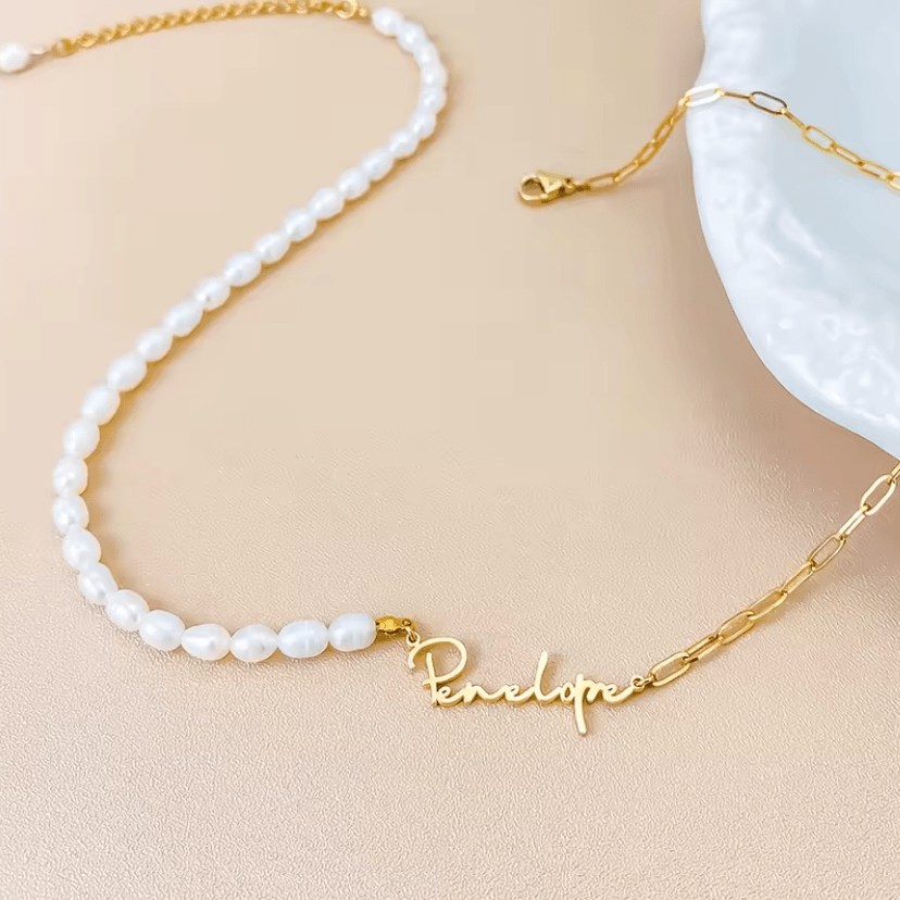 Namenskette Pearl - Elegant - AnoaShop