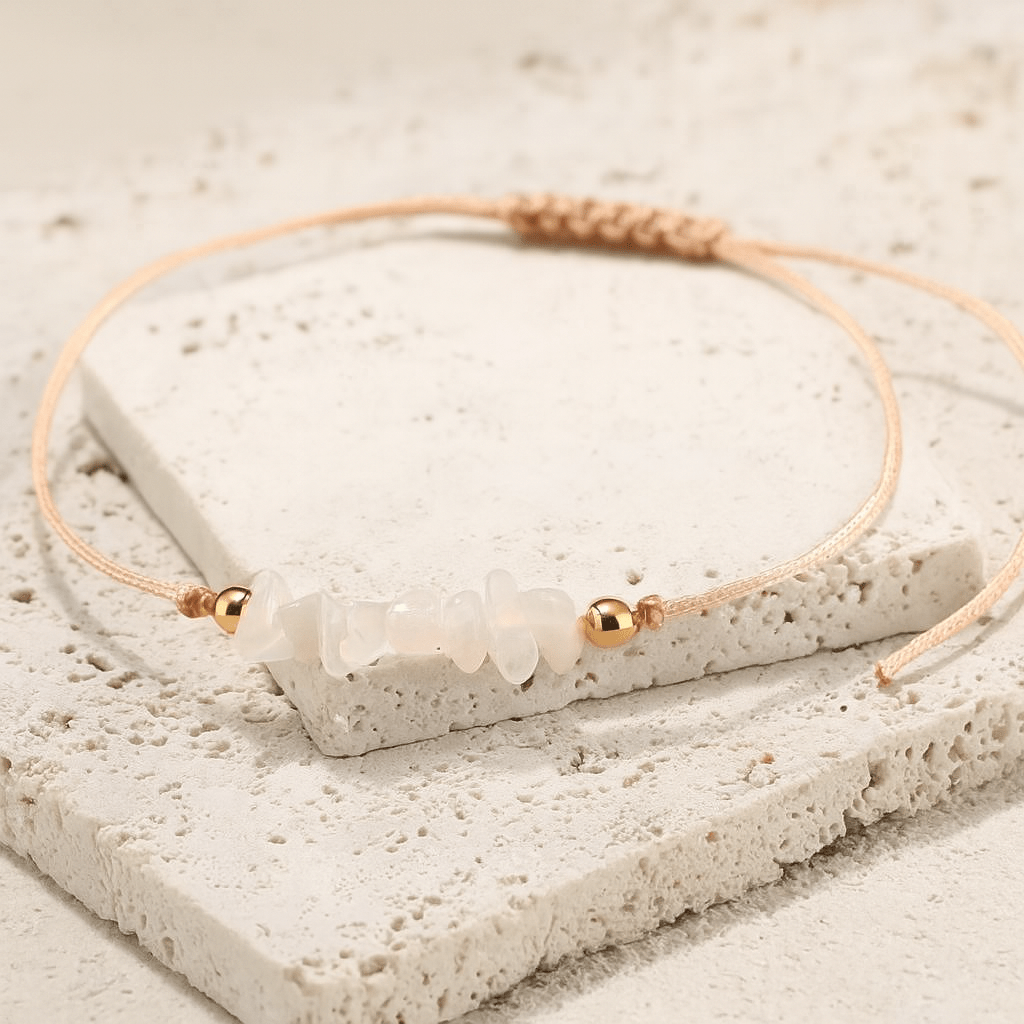Natural stone bracelet 925 Sterling silver - AnoaShop