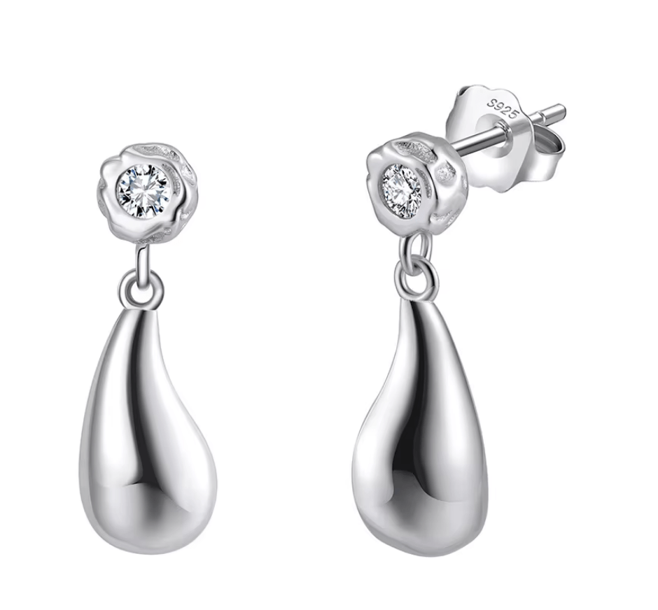 Drop earrings 925 Sterling silver - AnoaShop