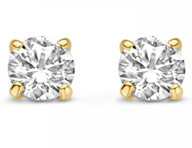 Ohrstecker Zirkonia 585 Gold - AnoaShop