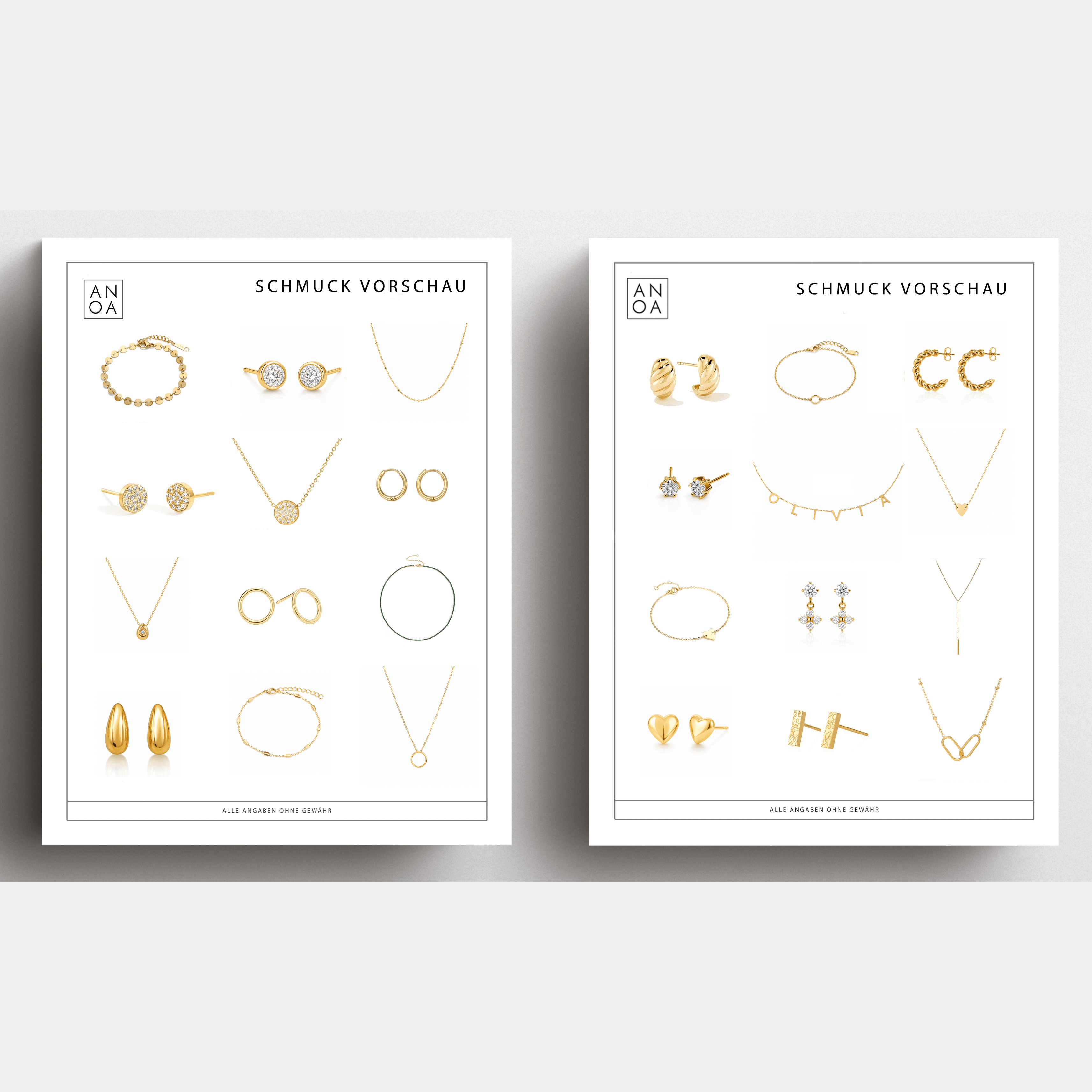 Personalisierter Adventskalender 2026 - 24 Schmuckstücke (inkl. individuelle Namenskette) - AnoaShop