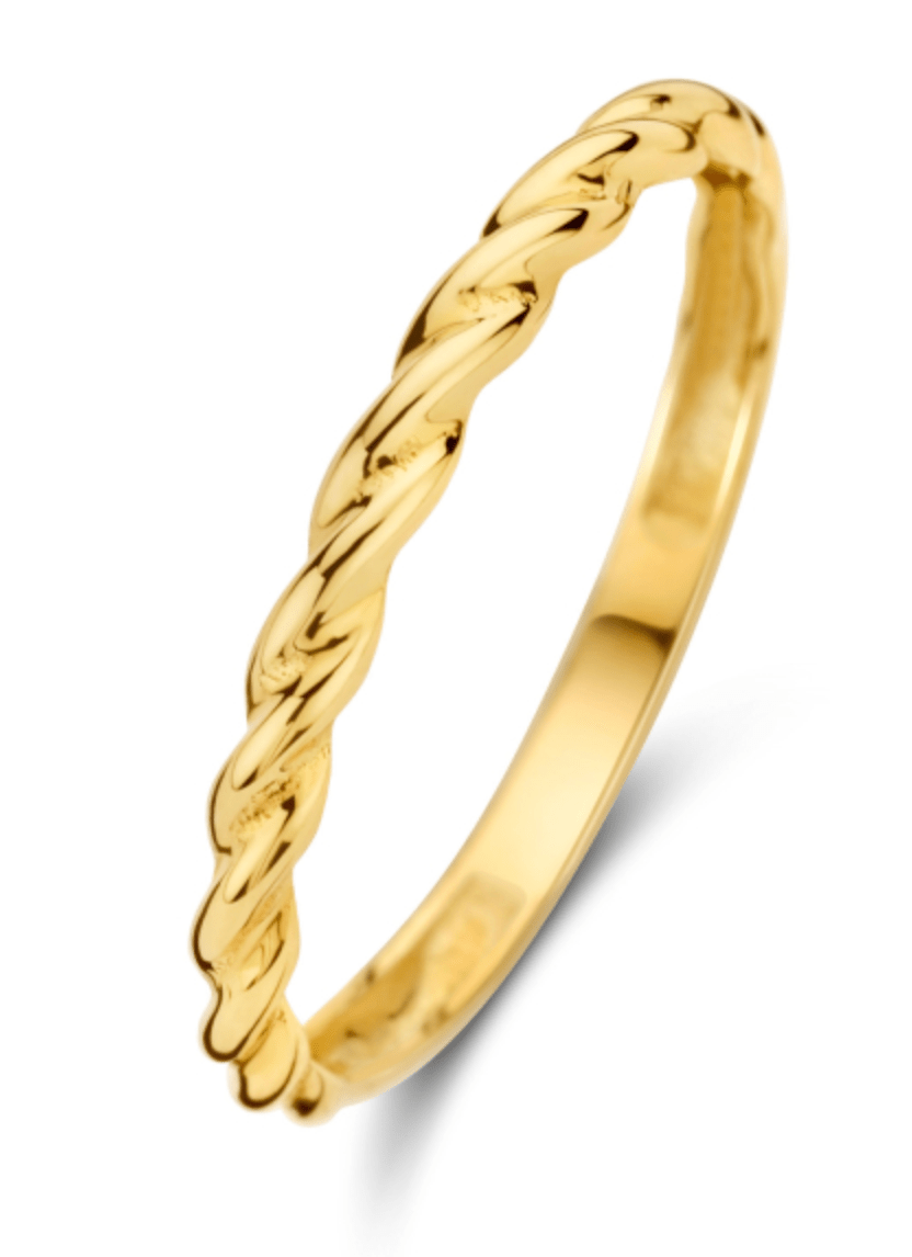 Ring twisted 585 Gold - AnoaShop