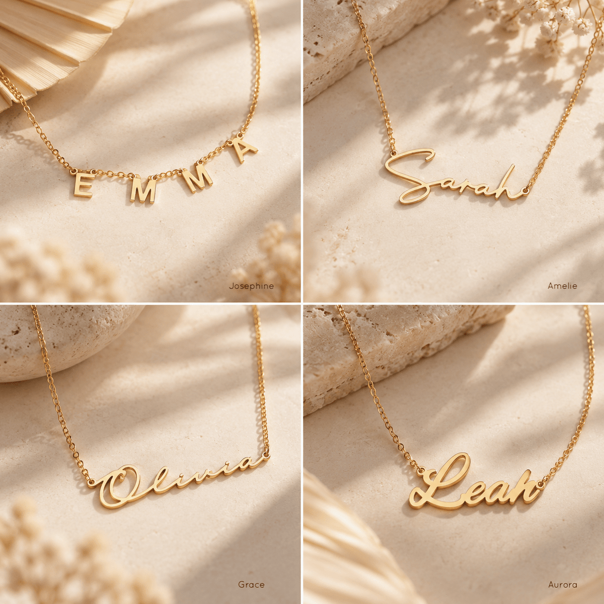 Schmuck Adventskalender 2026 für Frauen – 24 Schmuckstücke + personalisierte Namenskette (im Wert von 49€) - AnoaShop