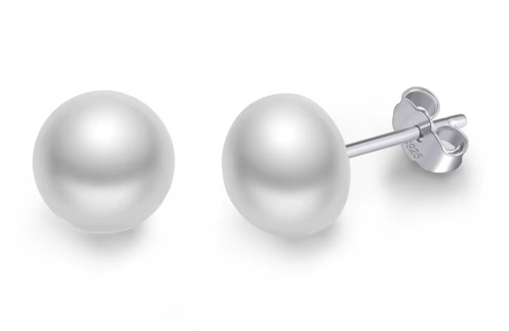 Freshwater pearl stud earrings 925 Sterling silver - AnoaShop
