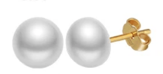Freshwater pearl stud earrings 925 Sterling silver - AnoaShop