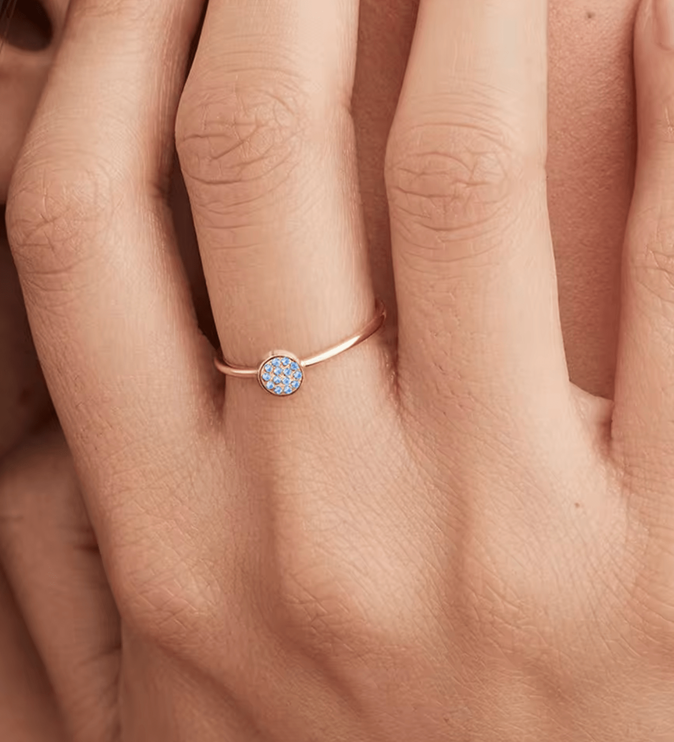 Waterproof birthstone ring - Gold Silver - stainless steel - AnoaShop