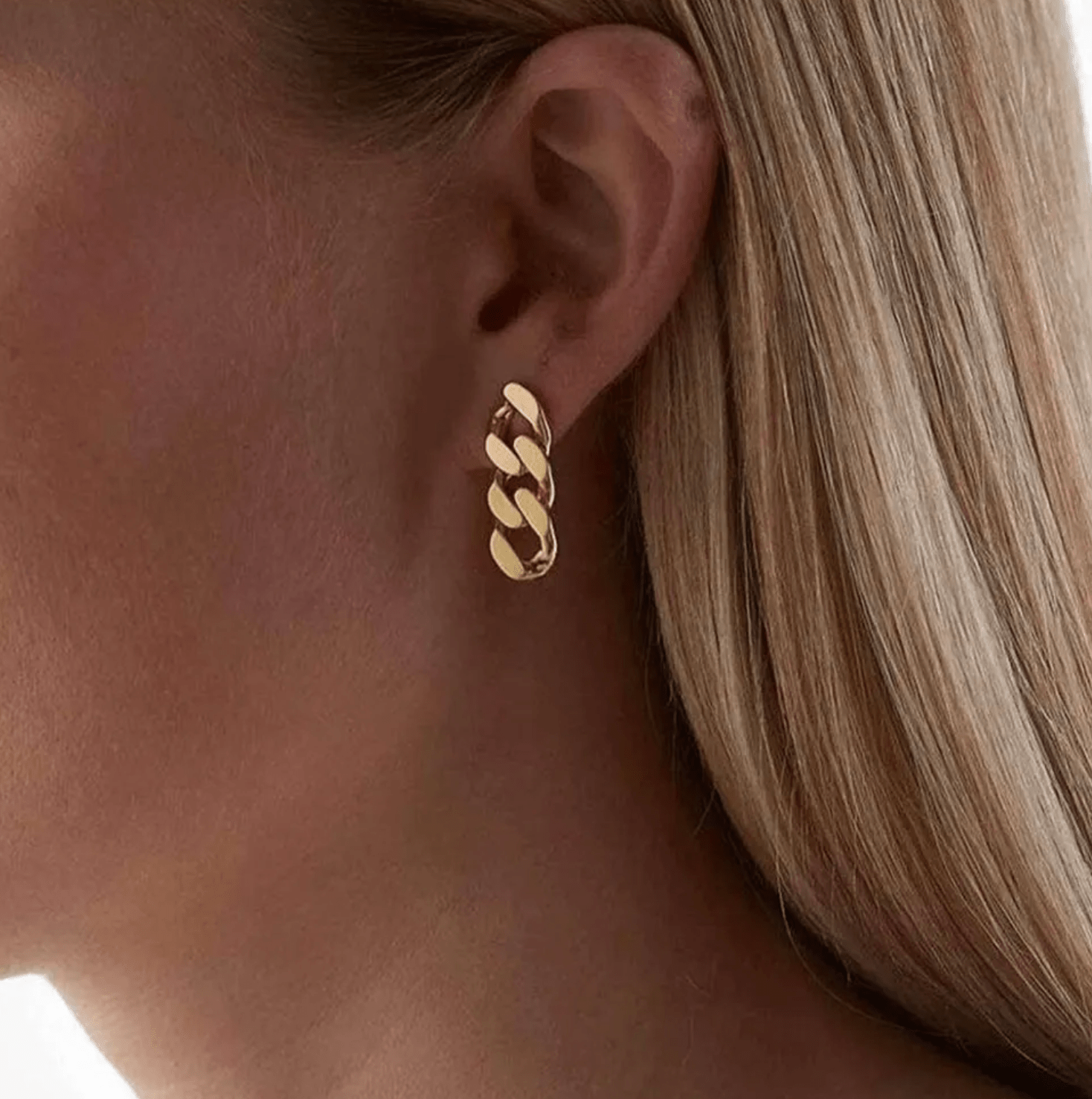 Waterproof Chunk - Earring gold silver - AnoaShop