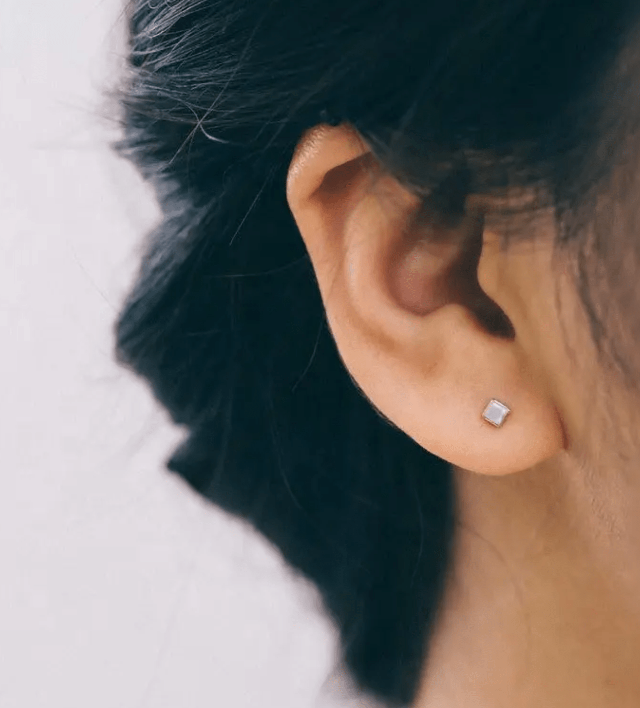 Waterproof Earring • Minimalist Earring • Earring small gold silver - AnoaShop