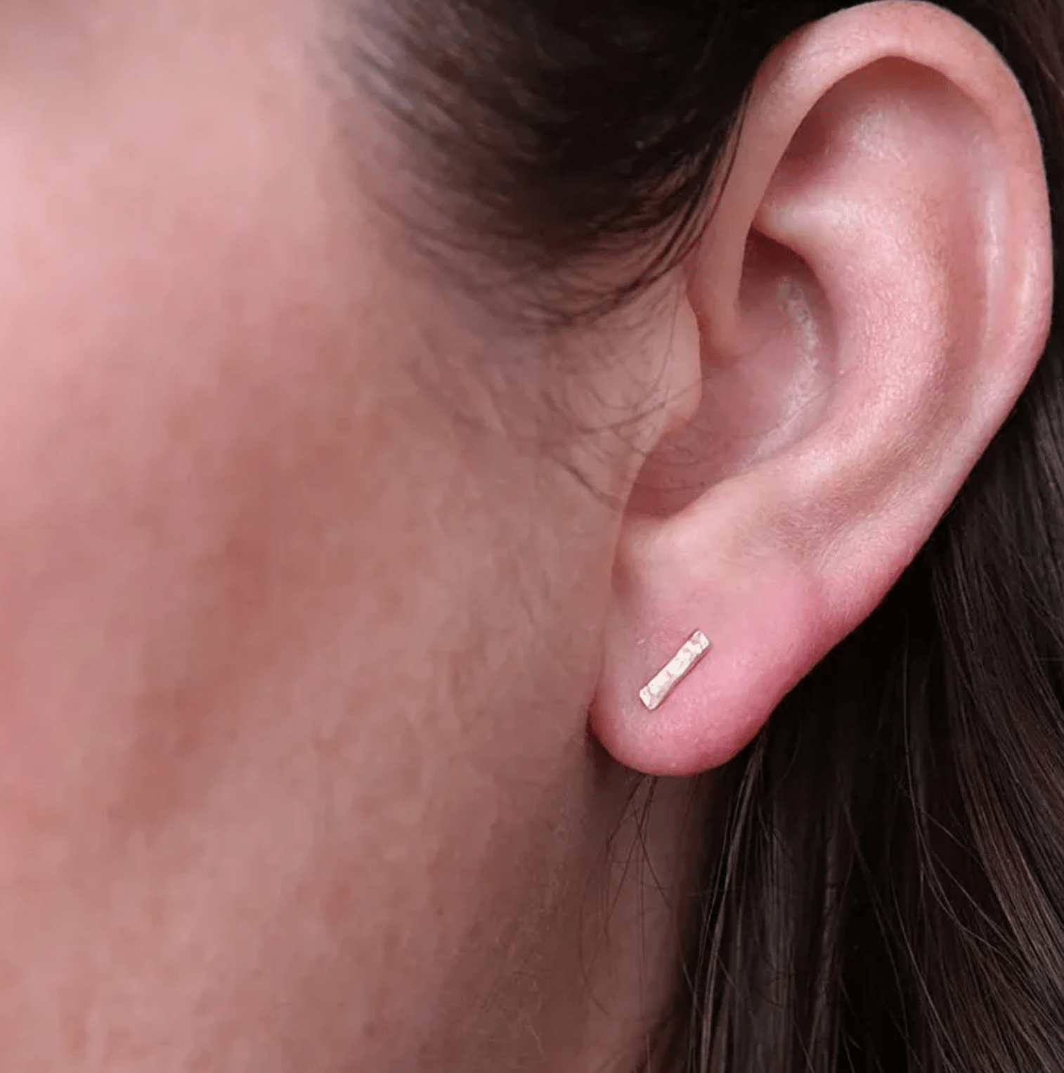 Waterproof Little Earring - Minimalist Earring - Earring small gold silver - AnoaShop