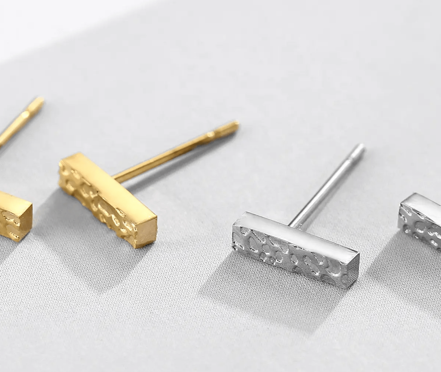 Waterproof Little Earring - Minimalist Earring - Earring small gold silver - AnoaShop